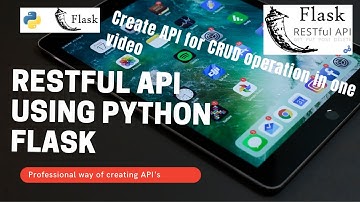 Creating Restful API using Python Flask || Rest API in one video || CRUD API in Flask