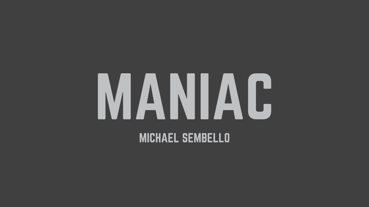 洋楽 maniac mc Michael Sembello - Maniac (From 