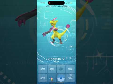 Catching And Evolving Jangmo O Pokemongo Shinypokémon