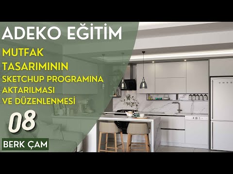 Adeko Eğitim Seti : Dosyayı Sketchup Programına aktarmak 08