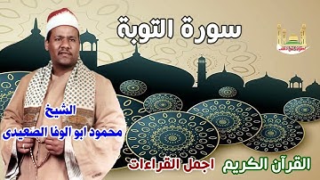 الشيخ محمود ابو الوفا الصعيدي سورة التوبة
