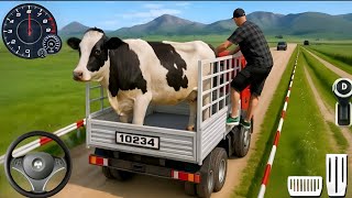 Farming Animal Cargo Track Transporting Simulator 3D  -Animal Transport Simulator - Android Gameplay screenshot 4