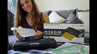 GoldStandard® USA Hot and Cold Lamination Machine 3002 for Home or Office Laminator DEMO