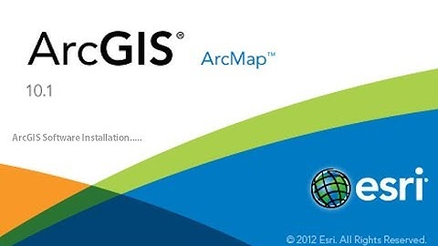How to install ArcGIS 10.1