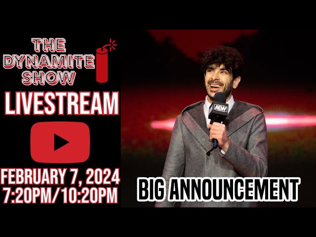 Tony Khan's big announcement | Adam Page Vs Swerve | The Dynamite Show Live