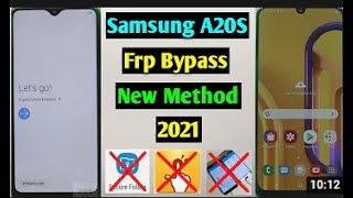 Samsung A20S Frp Bypass Sm-20S Frp Bypas New Method 2021 100% Work Sm-A2020S Frp Bypass