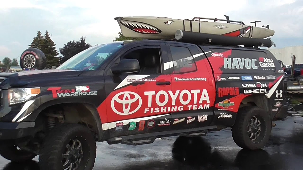 Mike Iaconelli's Toyota Truck, Hobie Kayak And Bass Fishing Boat!! Major  League Fishing 2017!! 