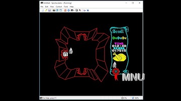 Atic Atac ZX Spectrum longplay. Player: MNU