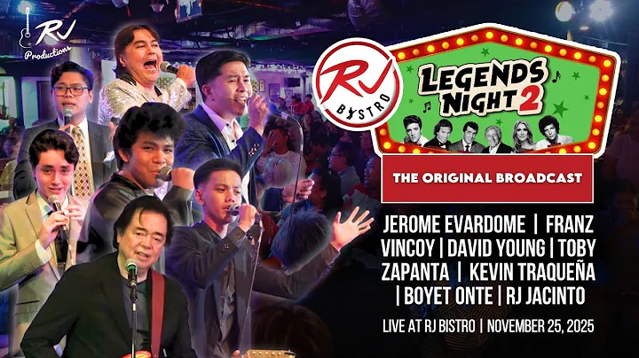 Legends Night 2 LIVE at the RJ Bistro | Nov 25, 2025 ORIGINAL BROADCAST