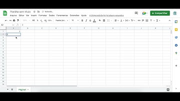 Colocar Números em Sequência Fácil SEM fórmulas - GOOGLE PLANILHAS