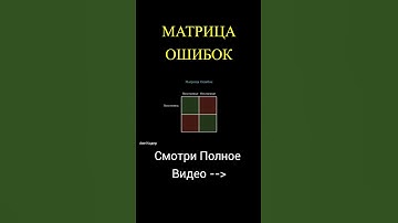 МАТРИЦА ОШИБОК #shorts #авекодер