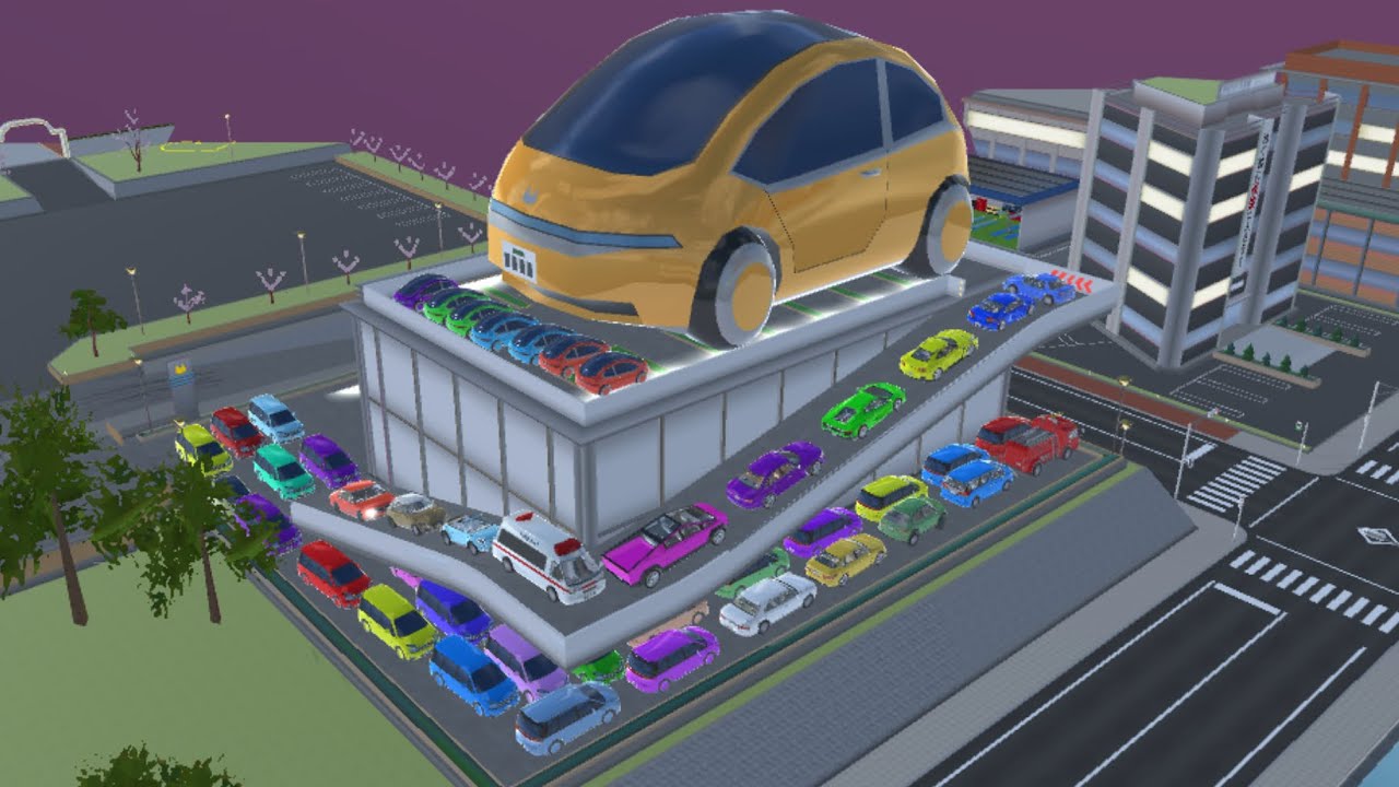 ALL RAINBOW COLOURS CARS COLLECTIONAT SHOWROOM✅✅|I SAKURA SCHOOLSIMULATOR✅|I SAKURA SCHOOL