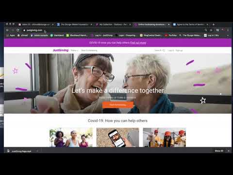 JustGiving Tutorial