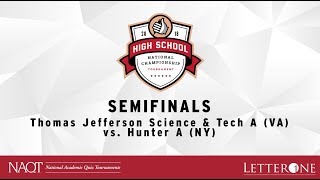 2018 NAQT HSNCT Semifinal Game (Round 29)