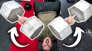 How To: DIY Concrete Dumbbells Made to Last (PLUS Drop Test!)