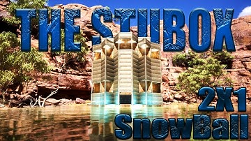 𝑻𝒉𝒆 𝒔𝒕𝒖𝑩𝑶𝑿 | The Most Defendable 2x1 Base in Rust • Half Basement • Snowball - 2025 Build Tutorial.