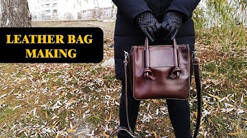 Leather bag making with pdf pattern