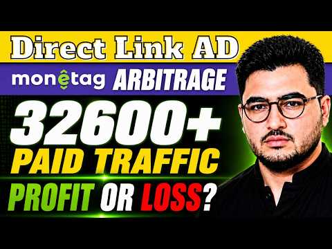 I Sent 32,600 Paid Visitors to Monetag Direct Link for 22 Days (Profit or Loss?)