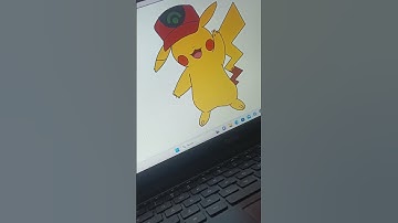 Drawing Pikachu||Python programming||#shortsfeed #shortvideo #pikachu #trending #shorts #video