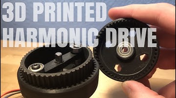 Making a 3D Printed Harmonic Drive Using a Timing Belt