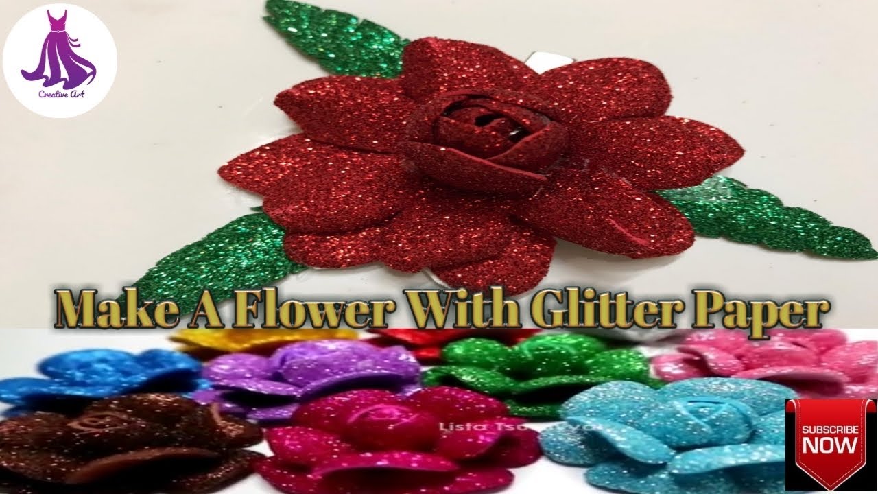 _Make A Beautiful Rose With Creative Ideas// How to make very easy