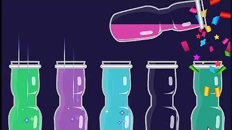 Water Color  Sort is a simple, fun and addictive sort puzzle game All level 6-11 #1