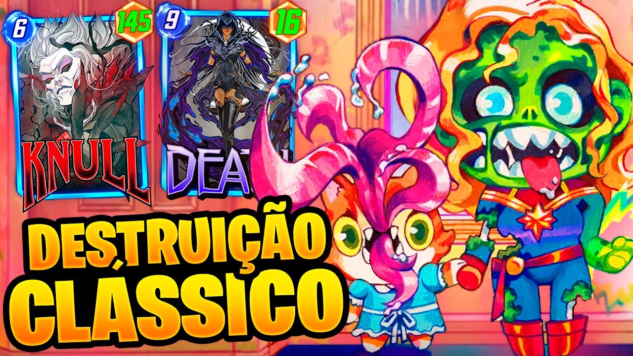 ESTE É O DECK FINAL DA CAPITÃ MARVEL ZUMBI? | Destruição Clássico |Marvel Snap