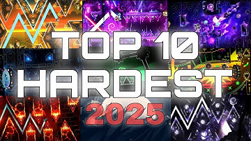 TOP 10 hardest levels in Geometry Dash | 4K | 2025