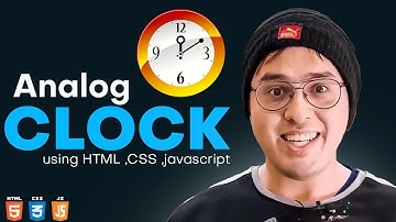 I Created an Analog Clock Using Pure HTML, CSS and JavaScript