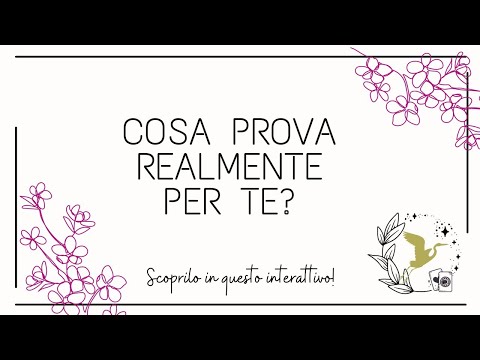 ✨ Cosa prova REALMENTE per te? ♥️ #tarocchi #tarocchiamore #cosaprova