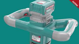TOTAL Tools 20V series BL motor Cordless mixer, Variable Speed control, 2 mechanical gear TMXLI20162