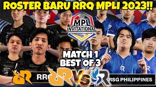 INI DIA ROSTER BARU RRQ DI MPLI 2023!! TANPA SKYLAR , LEMON , FERXIC , DAN NAOMI! VS RSG PH MATCH 1!