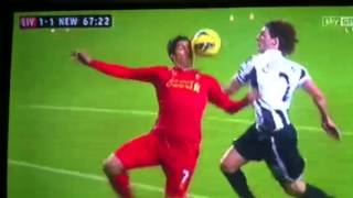 Luis Suarez v Newcastle (1-1) 04/11/2012