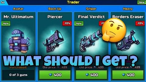 The new trader van is here - Pixel gun 3D