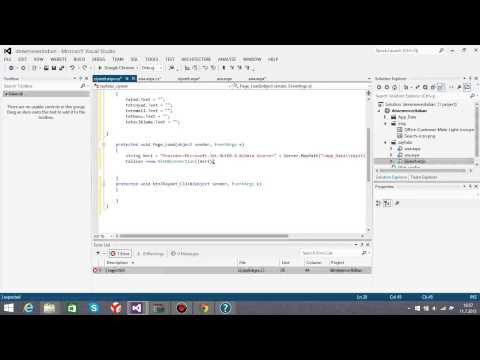Asp.Net   Site Içi Arama Ve Ziyaretçi Sayfası Oluşturma  Örneklendirme 1