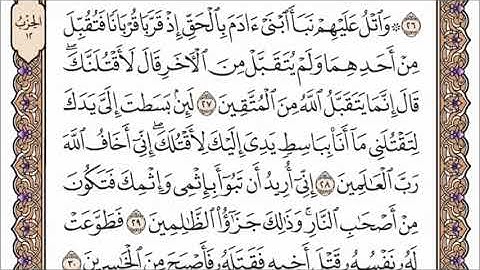 سورة المائدة كامله بصوة القارئ عبد الرحمن السديس(بدون اعلانات)