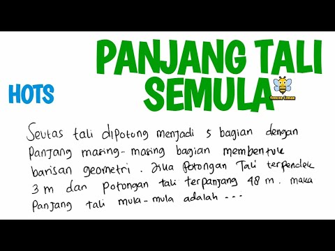 Video: Bagaimana cara mencari panjang seutas tali?