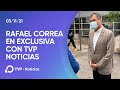 Rafael Correa en exclusiva con TVP Noticias