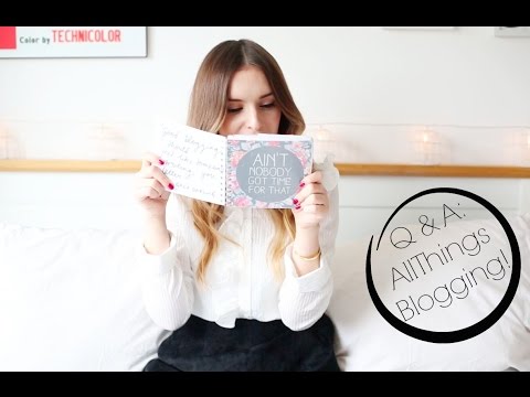 Blogging Q&A | What Olivia Did