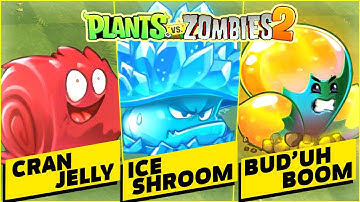 CRAN JELLY x ICE SHROOM x BUDUH BOOM Gameplay Power Up | Plant Vs Zombies 2 PVZ2