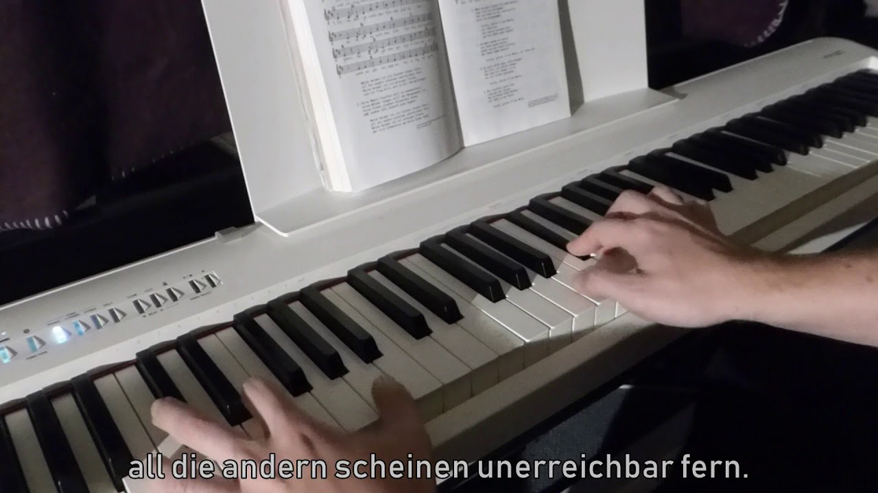 Rolf Zuckowski Meine Heimat Ist Ein Kleiner Blauer Stern Klavier Instrumental Mit Text Youtube