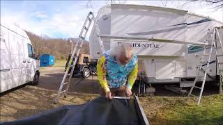 Slide topper installation in under two minutes