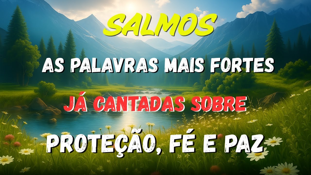 1 HORA de Salmos Cantados Para Dormir, Proteção, Fé e Paz