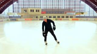 Forward Skating Drill: Outside Edge Skating with Arm Extension