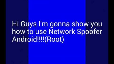 Network Spoofer(Android Hack)