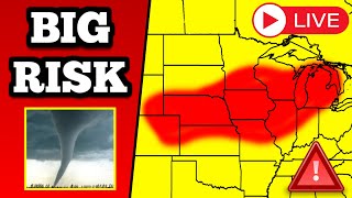 BREAKING Tornado Warning In Colorado  Tornadoes, Huge Hail Possible  With Live Storm Chaser