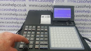 How To Add GT To Reports On The Casio SR-C4500 Cash Register