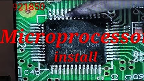 How to understand DC inverter Air conditioner PCB Are Microcontroller install Microprocessor