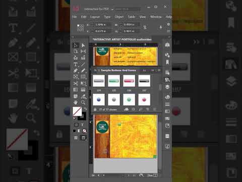 How To Add Buttons to Control Audio file in an Adobe InDesign Document #shorts #AdobeIndesign