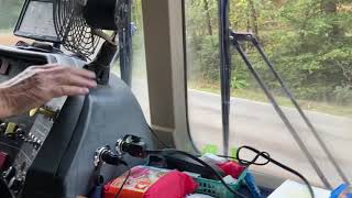 Eagle bus test drive.  Cold start detroit diesel 6v92TA Test Drive Eagle